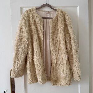 Forever 21 Exclusive line Faux Fur Coat - L